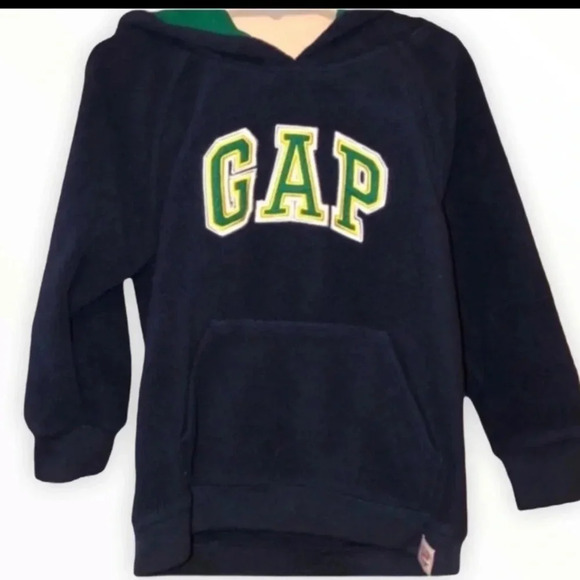 GAP EUC BOYS BLUES HOODED HOODIE FLEECE SWEATSHIRT TOPS TOP SHIRT SIZE 4 YRS - Picture 3 of 6
